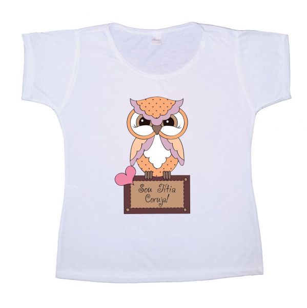 Camiseta Titia Coruja