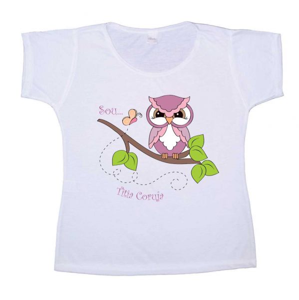 Camiseta Titia Coruja